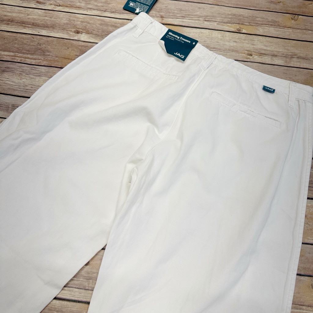 Jag Women's Slimming Trouser Pants White Size 8 — image 5 of 7